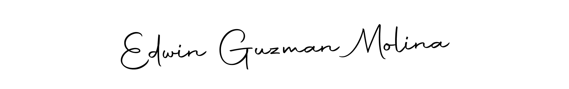 Make a beautiful signature design for name Edwin Guzman Molina. With this signature (Autography-DOLnW) style, you can create a handwritten signature for free. Edwin Guzman Molina signature style 10 images and pictures png